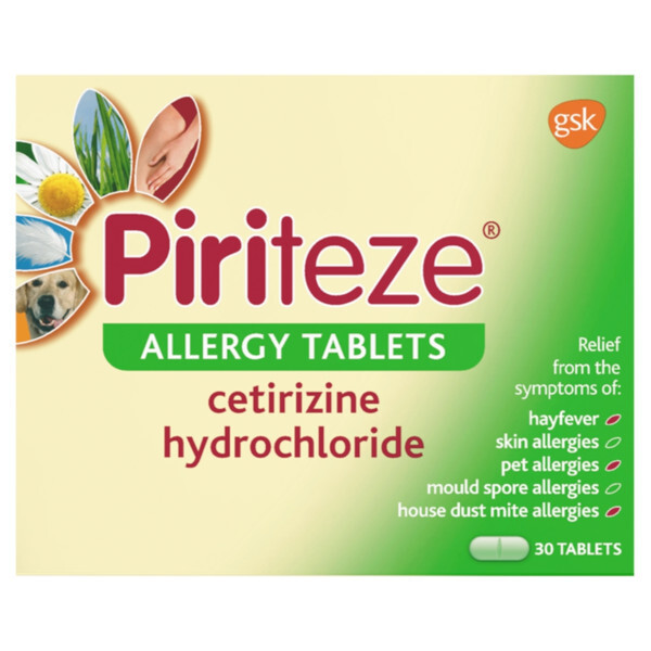 Piriteze One A Day 30s (26p each)