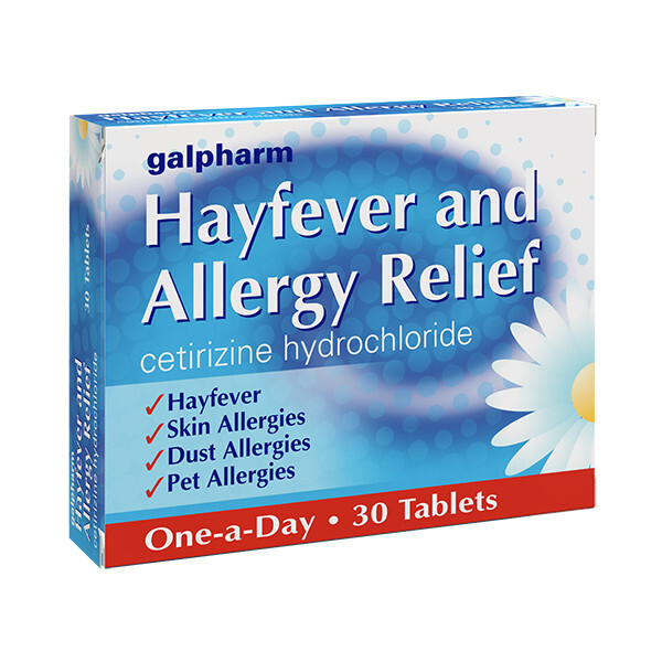 Galpharm Hayfever & Allergy Cetirizine 30s (3p each)