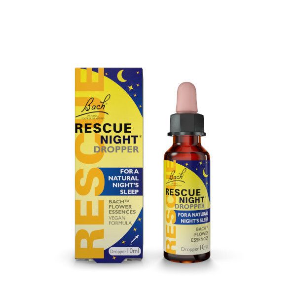 Bach Rescue Night Drops Natural Night Sleep 10ml Dropper
