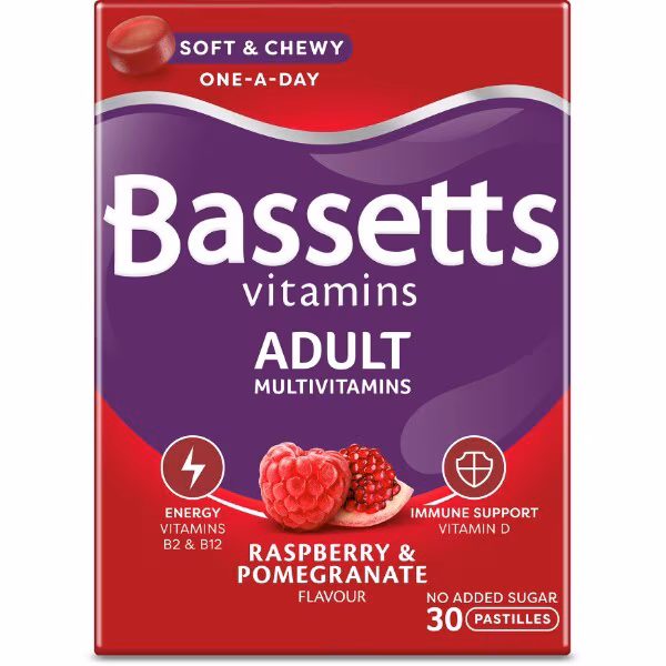 Bassetts Adult Raspberry & Pomegranate 30s