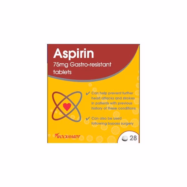 Aspirin 75mg Gastro-Resistant Tablets